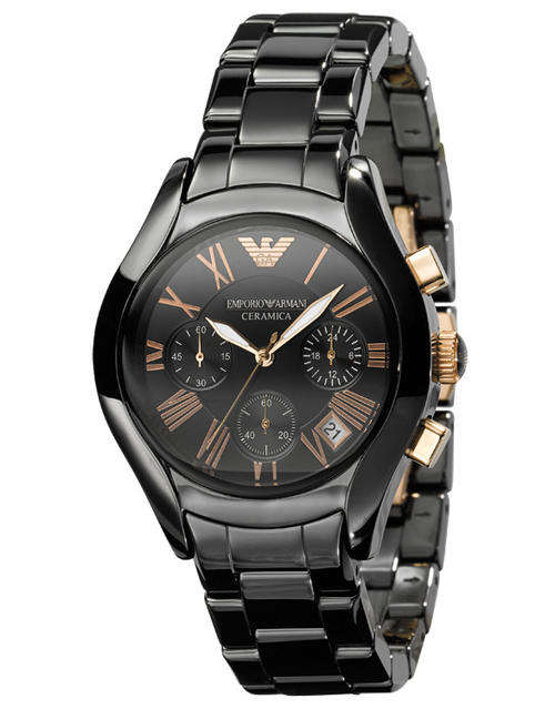 EMPORIO Armani AR1411 Ceramica Chronograph Quartz Mens Watch