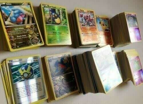 Pokemon 100 CARD LOT  GUARANTEED 1 GX or EX + MEGA HYPER RARES and HOLOS
