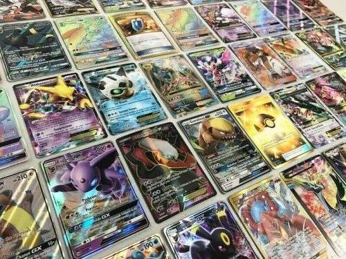 Pokemon 100 CARD LOT  GUARANTEED 1 GX or EX + MEGA HYPER RARES and HOLOS