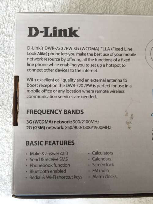 D-Link 3G FLLA WI-FI Phone