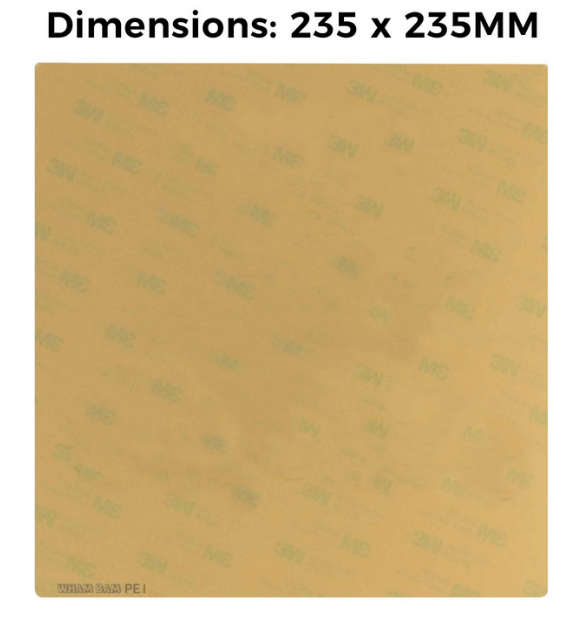 Wham Bam Flexible Build System - 235x235mm 3D printer