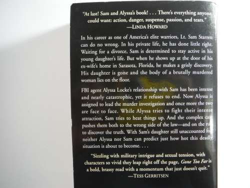 Gone To Far- Suzanne Brockmann