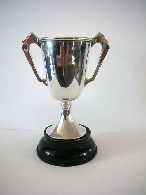 Art Deco Silver Plated Trophy/Vase