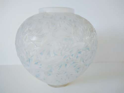 1930's Lalique 'Gui' Vase