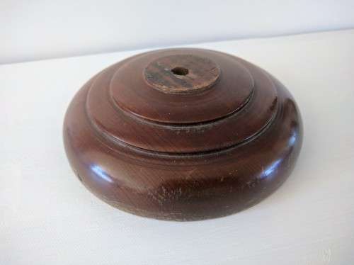 Large Wooden Desk Flag Stand