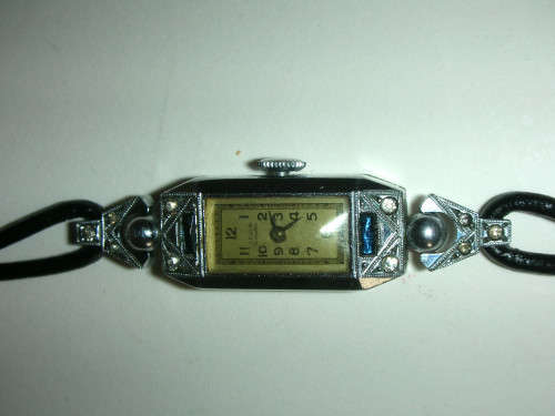 Art Deco Swiss Cocktail Watch 15 Jewels