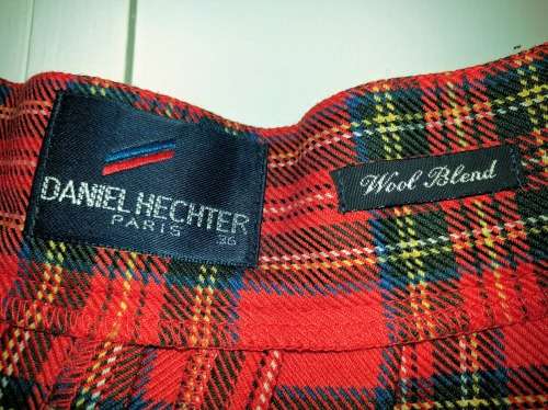 Early 90's Daniel Hecther Paris Wool Blend Kilt