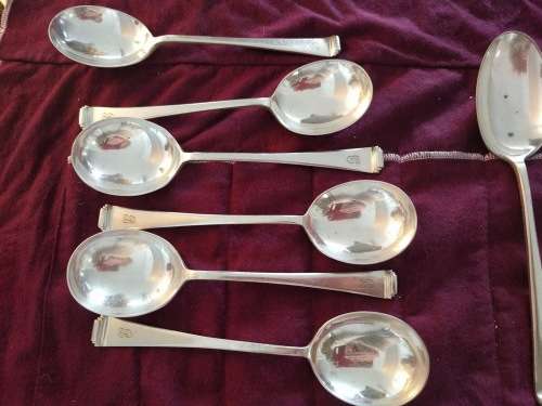 Art Deco Mappin & Webb Silver Plated 'Tudor' Cutlery