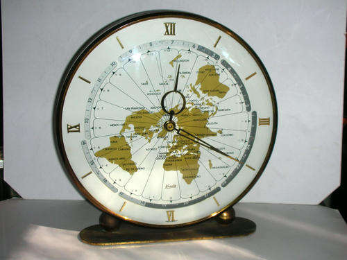 Mid-Century Modernist Kundo World Time Clock FREE POSTAGE IN SA