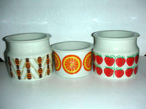 Arabia Finland Preserve Pots
