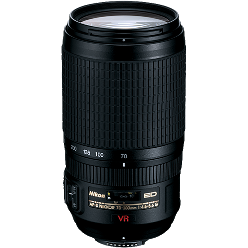 Nikon AF-S 70-300mm F/4.5-5.6 G IF-ED VR Lens with L/H and Filter In an immaculate good condition.