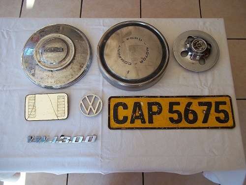 Lot of 7 vintage car parts for 1 bid