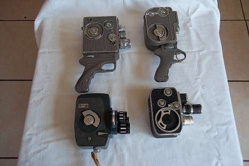 Lot of 4 vintage cine/ movie cameras for 1 bid