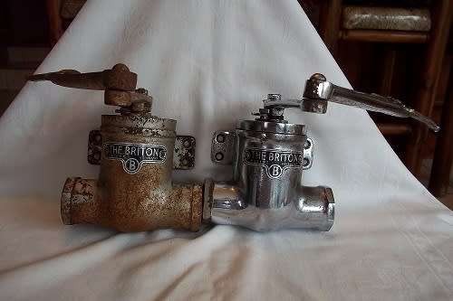 2 Vintage "The Briton" automatic door closers for 1 bid