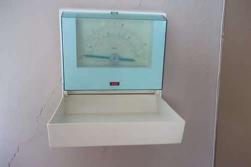 Vintage retro Krups wall hanging kitchen scale
