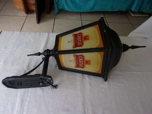 Lovely vintage Castle Lager wall light