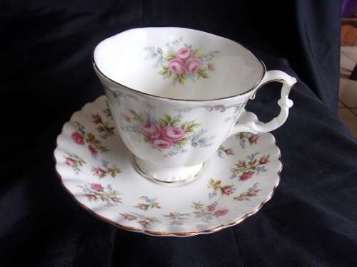 Lovely mixed Royal Albert tea trio