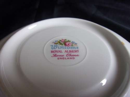 Lovely mixed Royal Albert tea trio