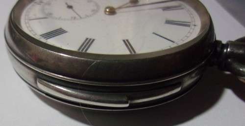 Antique .935 silver Repeater Swiss Made (Omega?) pocket watch examined by J.W. Benson