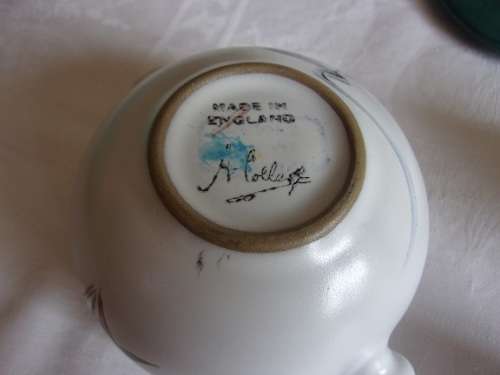 Vintage 31 piece Denby "Greenwheat" ceramic hors d'oeuvre set - designed by Albert Colledge