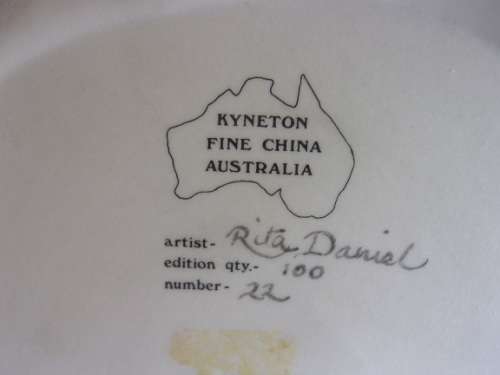 Limited edition Kyneton Fine China Koala Bear figure by Rita Daniel