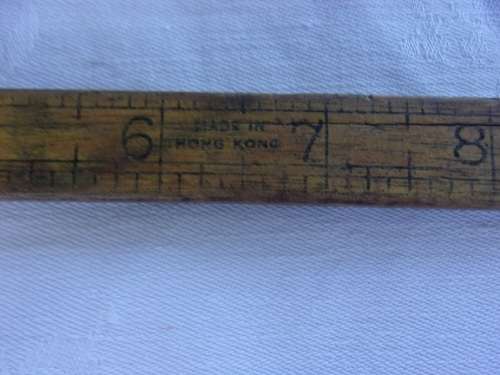 2 Vintage boxwood & brass and 2 steel rulers for 1 bid