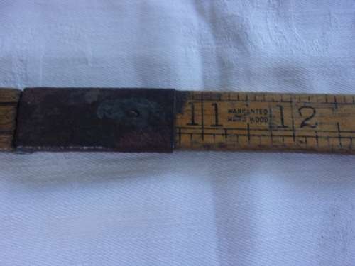 2 Vintage boxwood & brass and 2 steel rulers for 1 bid