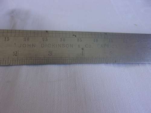 2 Vintage boxwood & brass and 2 steel rulers for 1 bid