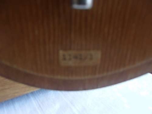 Vintage German Hermle art deco mantel clock - working