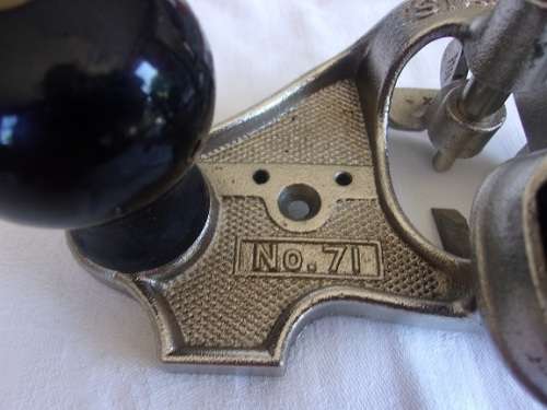 Vintage Stanley Router Plane No. 71 with cutters in original box
