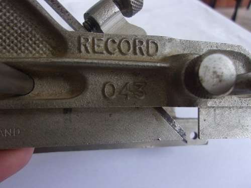 Vintage Record No. 043 plough plane