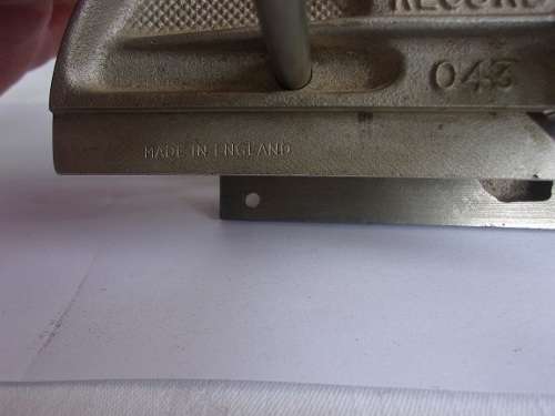 Vintage Record No. 043 plough plane