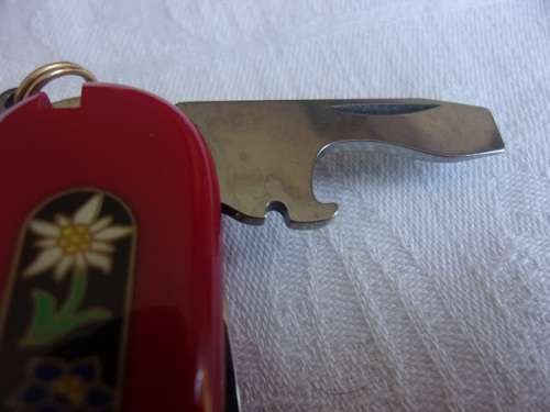 Limited edition Michel Jordi Victorinox Officier Suisse Ethno Knife & leather pouch