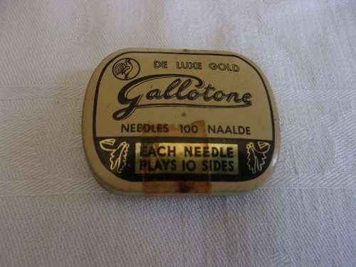 Lot of 10 tins of Gallotone & 1 packet of Trek gramophone needles