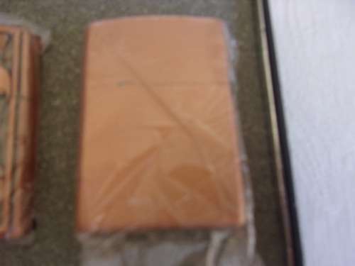 Boxed set of 4 Wenzhou Hatchet fuel cigarette lighters - eagle and truck theme