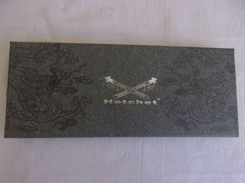 Boxed set of 4 Wenzhou Hatchet fuel cigarette lighters - eagle and truck theme