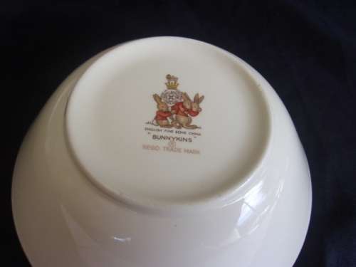 Vintage Royal Doulton Bunnykins 3 item breakfast set