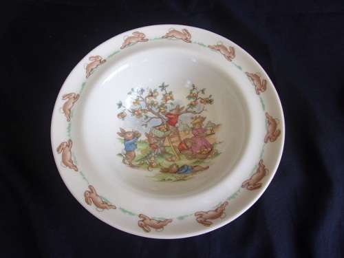 Vintage Royal Doulton Bunnykins 5 piece breakfast set - Golden Jubilee Celebration collection
