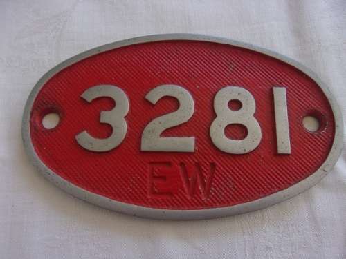 2 Small vintage aluminium SAR train plates for 1 bid