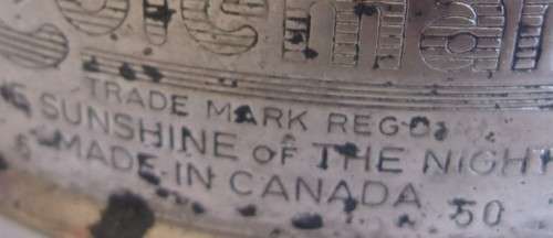 Vintage rare Coleman 238B Rapid Light pressure lantern - made in Canada