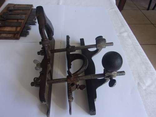 Antique Stanley Rule and Level Co. No. 45 combination plane with 21 cutters