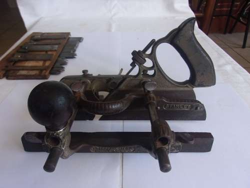 Antique Stanley Rule and Level Co. No. 45 combination plane with 21 cutters