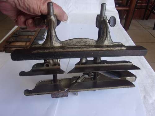 Antique Stanley Rule and Level Co. No. 45 combination plane with 21 cutters