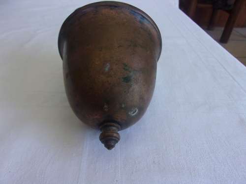 Antique copper rise and fall hanging lamp counterbalance pulley weight