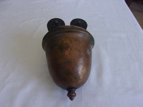 Antique copper rise and fall hanging lamp counterbalance pulley weight