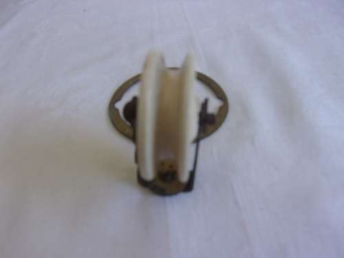 Antique copper rise and fall hanging lamp counterbalance pulley weight