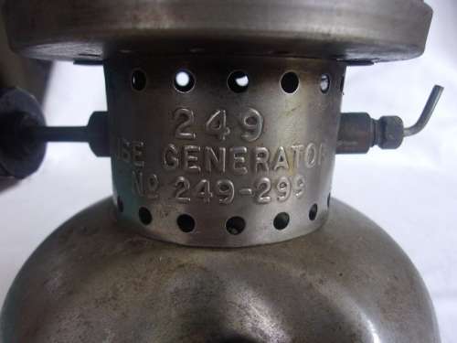 Vintage Coleman Model 249 pressure lantern - made in Canada