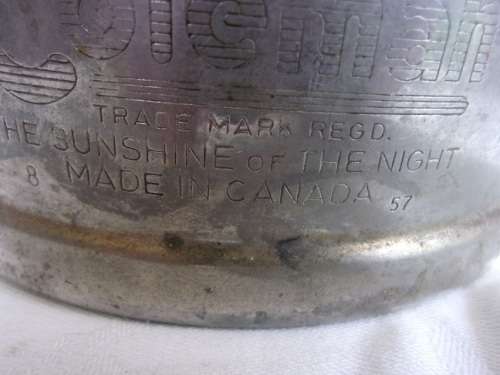 Vintage Coleman Model 249 pressure lantern - made in Canada