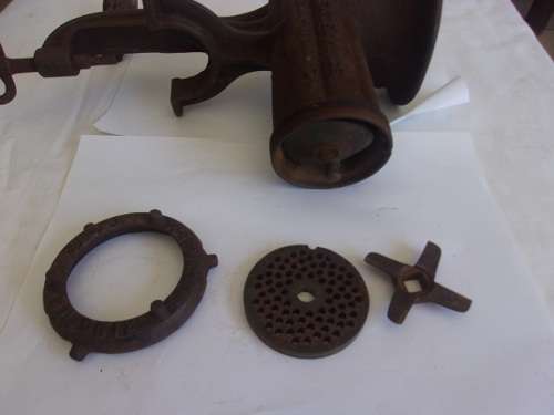 Vintage Enterprise Mfg Co no. 10 & Spong no. 5 grinders for 1 bid