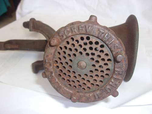 Vintage Enterprise Mfg Co no. 10 & Spong no. 5 grinders for 1 bid